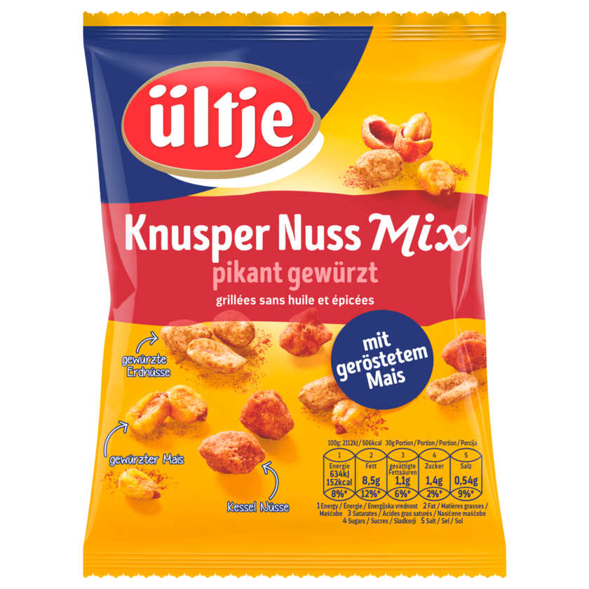 Ültje Knusper Nuss Mix pikant gewürzt 150g